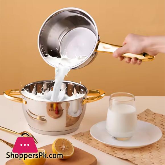 Kaisa Villa Stainless Steel Induction Bottom Cookware 8 Pcs Set