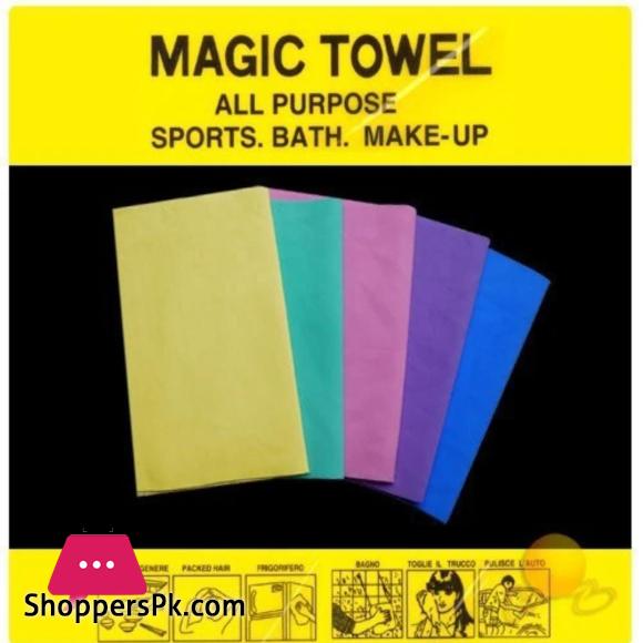 Magic Towel Reusable Water Absorbent Multipurpose Cleaning Cloth For Kitchen, Glass,Car,Super Absorbent, Chamois Leather Wipes (30Cm X 40Cm)