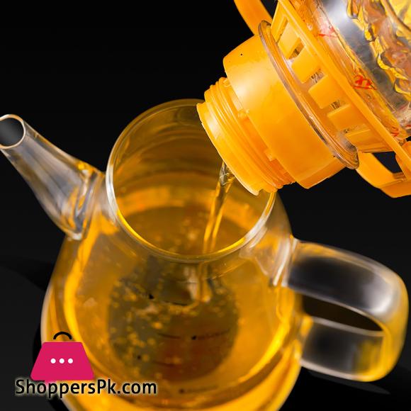 New Oil Spray Bottle 750ml High Borosilicate Glass Cooking Oil Dispensers Olive Oil