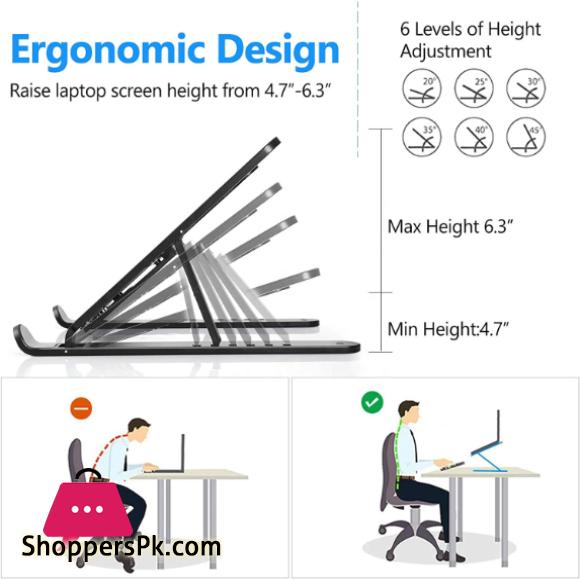 Plastic Foldable Laptop Stand For Bed Lightweight Portable Laptop Stand