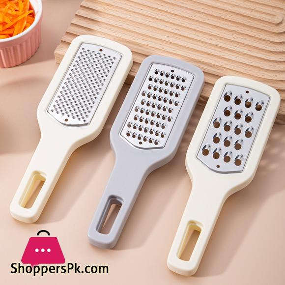 Potato Shredder Ergonomic Handle Portable Manual Fruit Carrot Cheese Butter Grater (Set of 3)