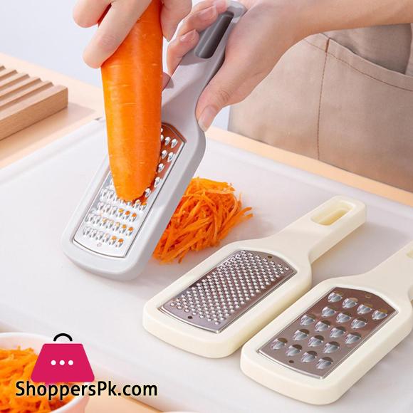 Potato Shredder Ergonomic Handle Portable Manual Fruit Carrot Cheese Butter Grater (Set of 3)