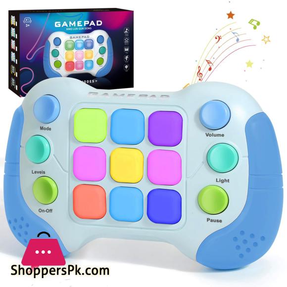 Quick Push Game Pad 5 Game Modes 999 Levels Electronic Pop RGB Lighting Fidget Toys