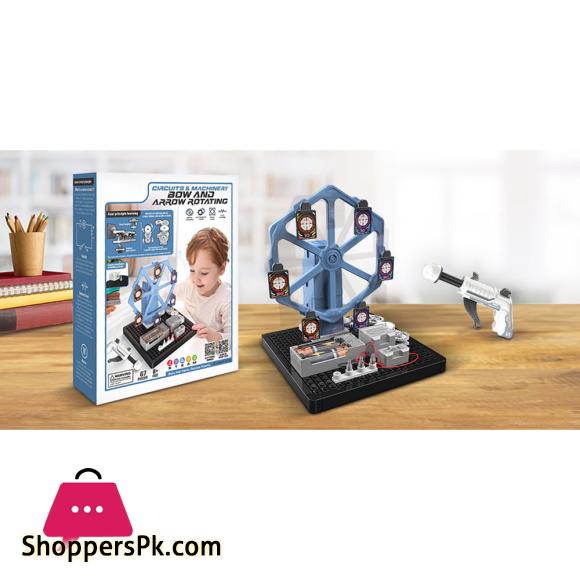 STEAM Machinery Bow & Arrow Rotating DIY Circuit Kit For Kids
