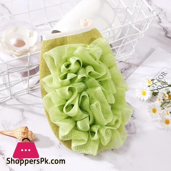 Scrub Gloves 2 in 1 Exfoliating Back Scrub Dead Skin Facial Massage Gloves Durable Multi-Color Deep Cleaning Towel for Shower