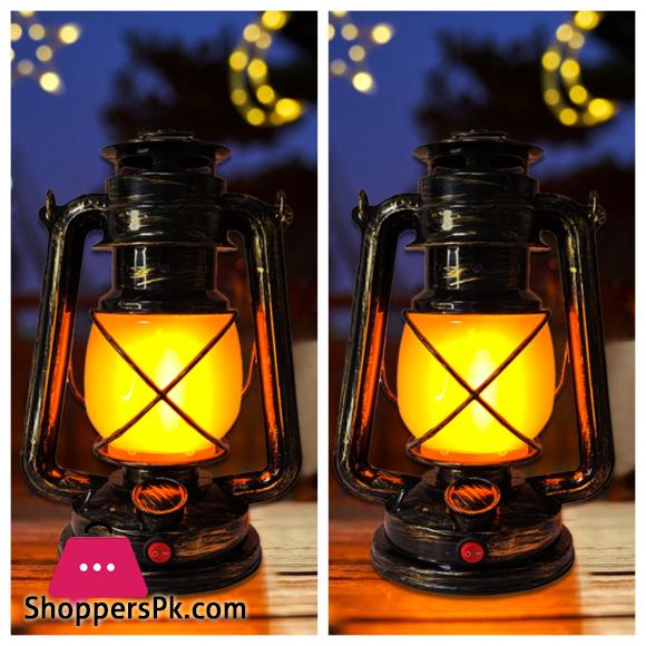 Vintage Kerosene Lantern Sensor Lamp Table Night Light Creative Bar Cafe LED Camping Lights 35CM