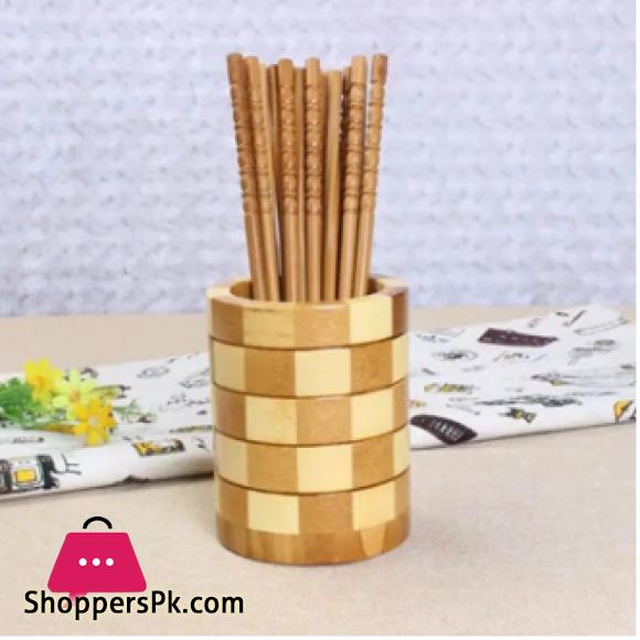 Wooden Spoon Holder Bamboo Spoon Chopsticks Storage Rack Holder Bamboo Wooden Spoon Fork Chopsticks Holder