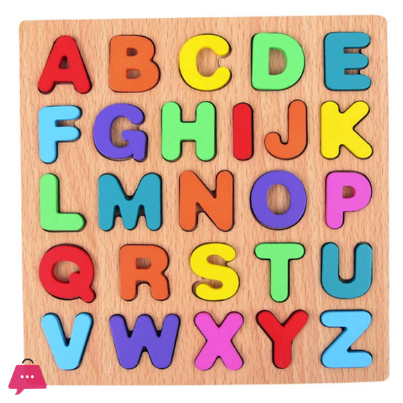 ABC Wooden Aletters Educational Toys Puzzle