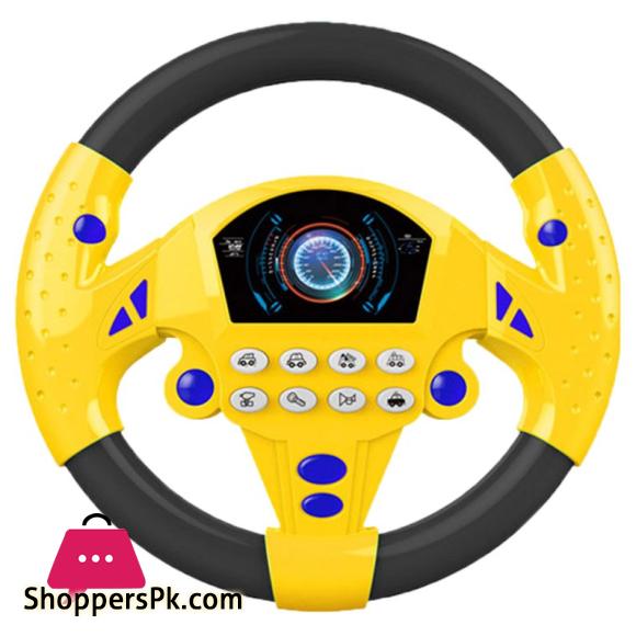 Car Wheel Kids Baby Interactive Kids Steering Wheel with Light Sound Driving Car Education Gift