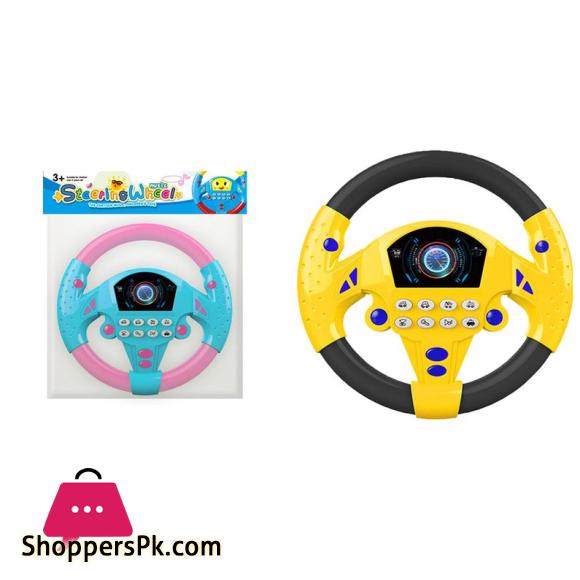 Car Wheel Kids Baby Interactive Kids Steering Wheel with Light Sound Driving Car Education Gift