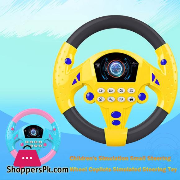 Car Wheel Kids Baby Interactive Kids Steering Wheel with Light Sound Driving Car Education Gift