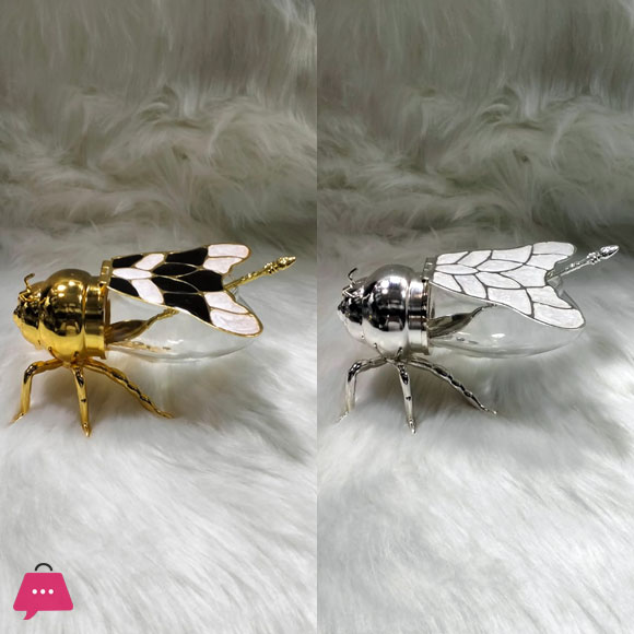 Bee Shaped Ramadan Tableware Sugar Cup Seasoning Honey Glass