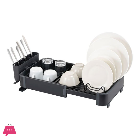 Binca Aluminium Expandable Dish Drainer Plate Rack