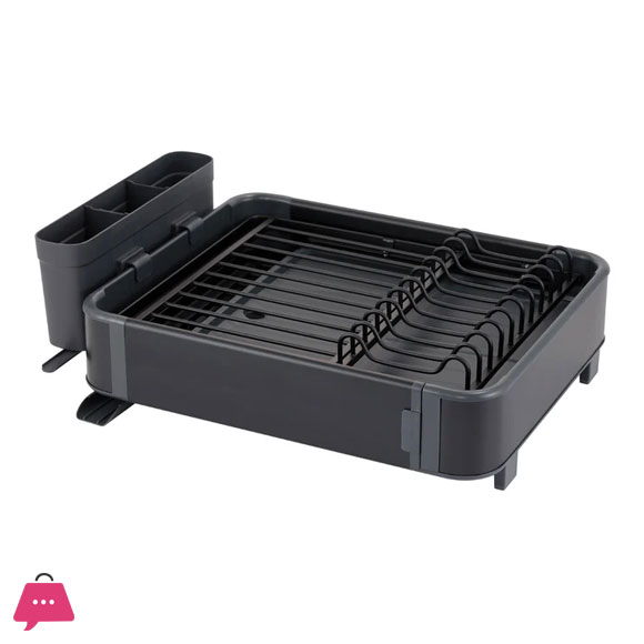 Binca Aluminium Expandable Dish Drainer Plate Rack