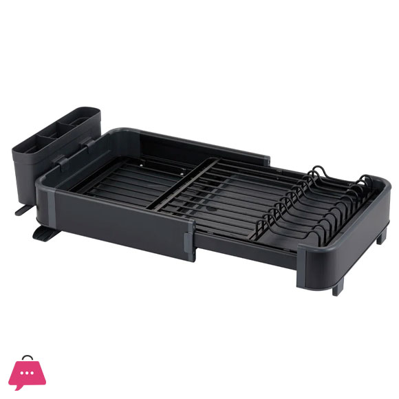 Binca Aluminium Expandable Dish Drainer Plate Rack