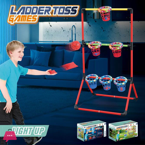Bucket Game Outdoor Backyard Game with Basket Throwing Game Indoor Outdoor Garden Party Game for Boys Girls Kids