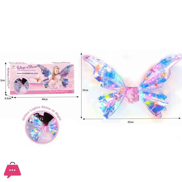 Butterfly Wings with Light & Music