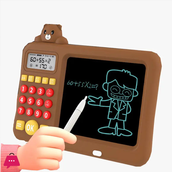 Childrens Drawing Board with Calculator Practice Teaching Machine
