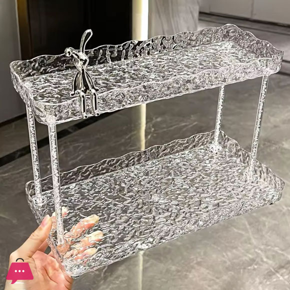 Cute Bunny Home Kitchen Storage Rack Makeup Lipstick Skincare Shampoo Holder