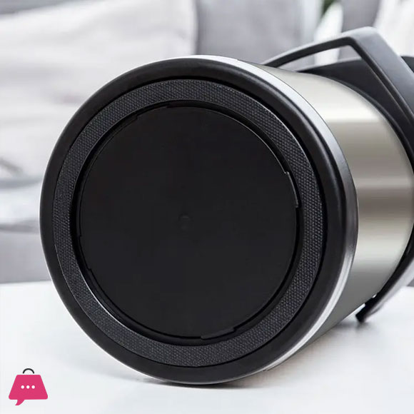 DayDays Airpot thermos Vacuum Insulated Stainless Steel Lever Action Airpot Thermos Water Coffee Airpots Dispenser with Pump - 4Liter