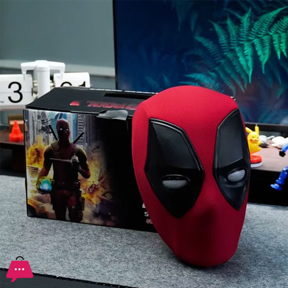 Deadpool Mask Ring Control Deadpool Mask with Light Effect & Wink Eyes