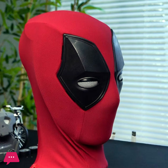 Deadpool Mask Ring Control Deadpool Mask with Light Effect & Wink Eyes