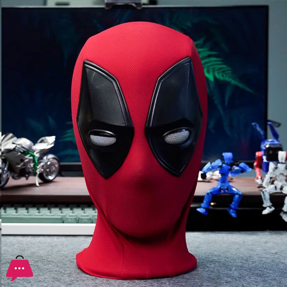 Deadpool Mask Ring Control Deadpool Mask with Light Effect & Wink Eyes
