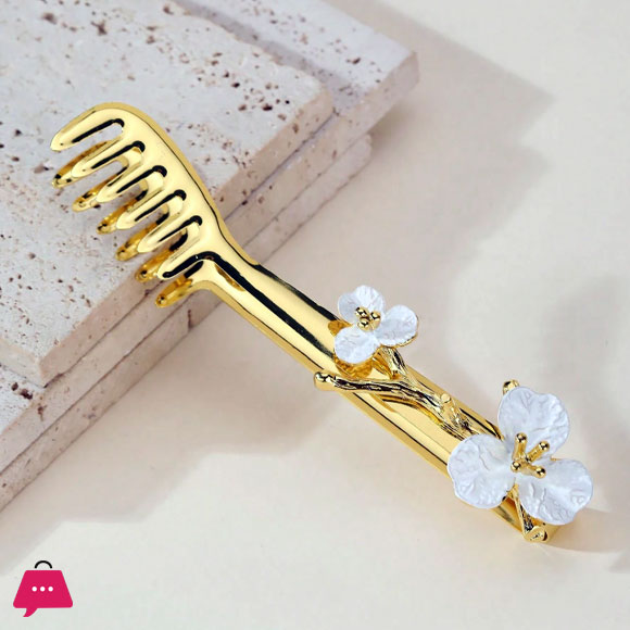 Handmade Flower Nut Snack Tong 5-Inch