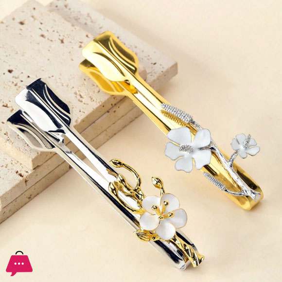 Handmade Flower Nut Snack Tong 5-Inch