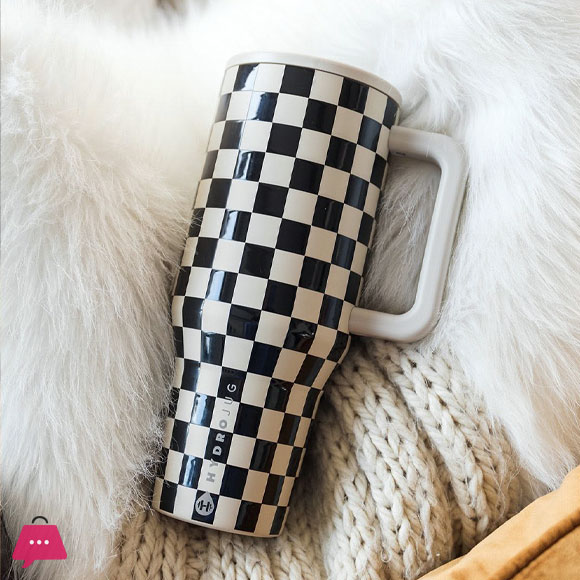 Hyderojug Aubrie Checkers Tumbler 40oz