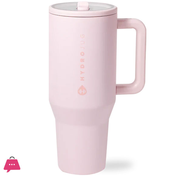 SALE PRICE Hydro Jug Tumbler with Handle Straw Lid Stainless Steel Vacuum Insulated Car Mug 32oz