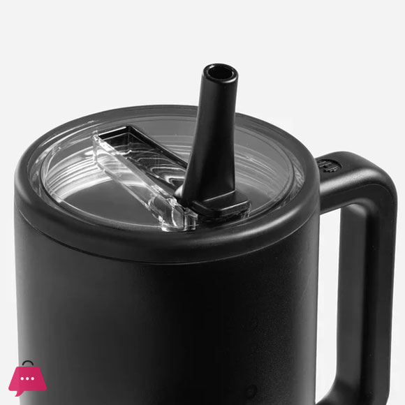 SALE PRICE Hydro Jug Tumbler with Handle Straw Lid Stainless Steel Vacuum Insulated Car Mug 32oz