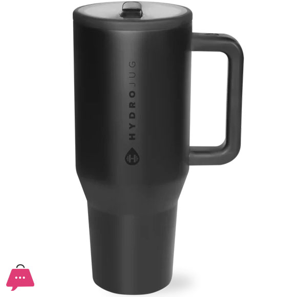 SALE PRICE Hydro Jug Tumbler with Handle Straw Lid Stainless Steel Vacuum Insulated Car Mug 32oz