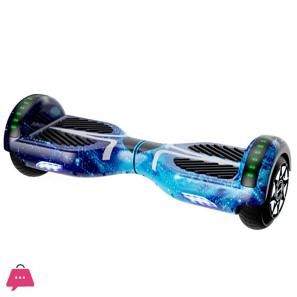 iHoverboard H4 Blue Bluetooth Hoverboard 6.5 Inch