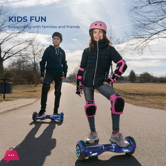 iHoverboard H4 Blue Bluetooth Hoverboard 6.5 Inch