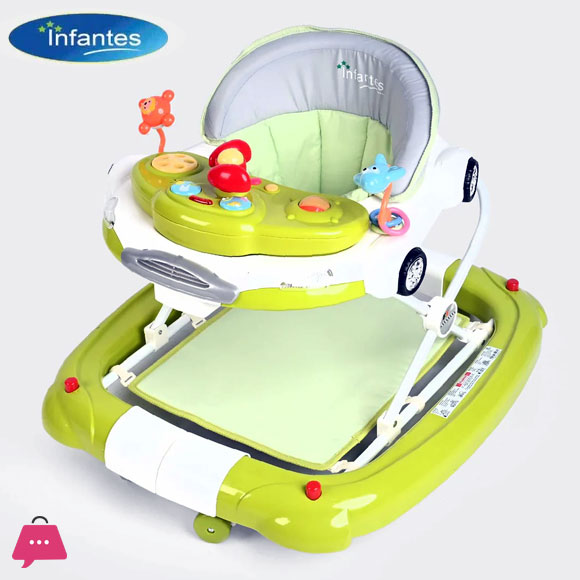 Infantes Baby Walker 2 in 1 Walker + Rocker 1086