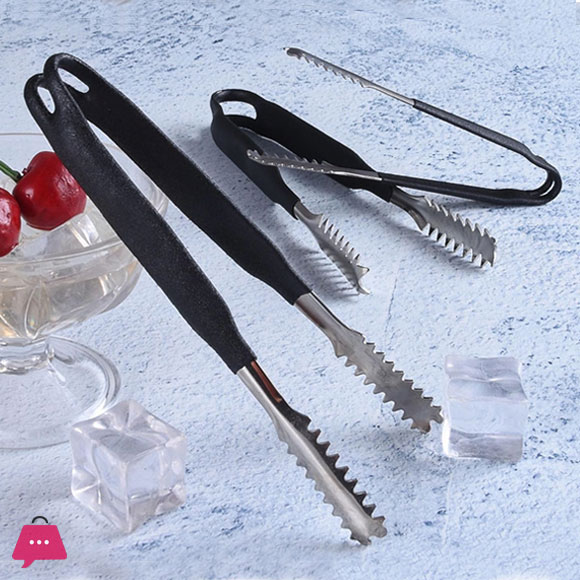 SHENGYA Non Slip Stainless Steel Snack Tong