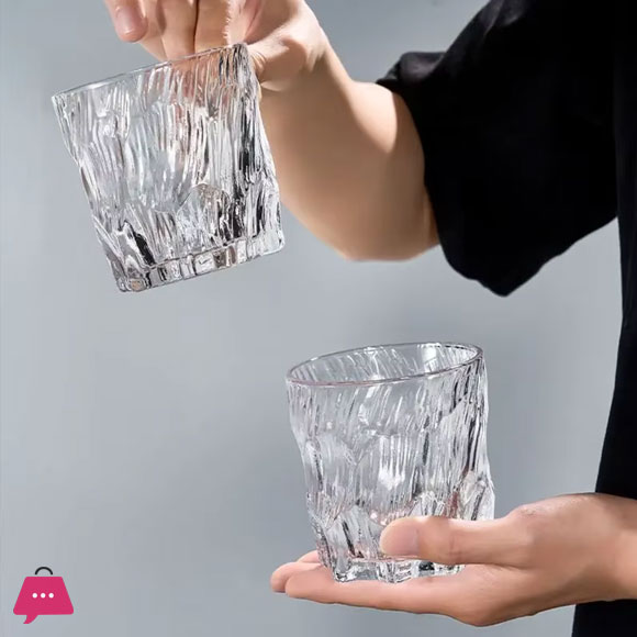 Simple Glass Iced American Latte Cup Juice Cup Cold Drink Cup Home Glass Water Glass Beer Glass Whiskey Glass Milk Glass