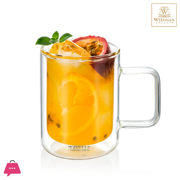 WILMAX Thermo Glass Double Wall Cup 250 ml - WL‑888718/A