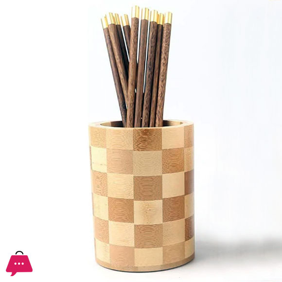 Wooden Spoon Holder Bamboo Spoon Chopsticks Storage Rack Holder Bamboo Wooden Spoon Fork Chopsticks Holder