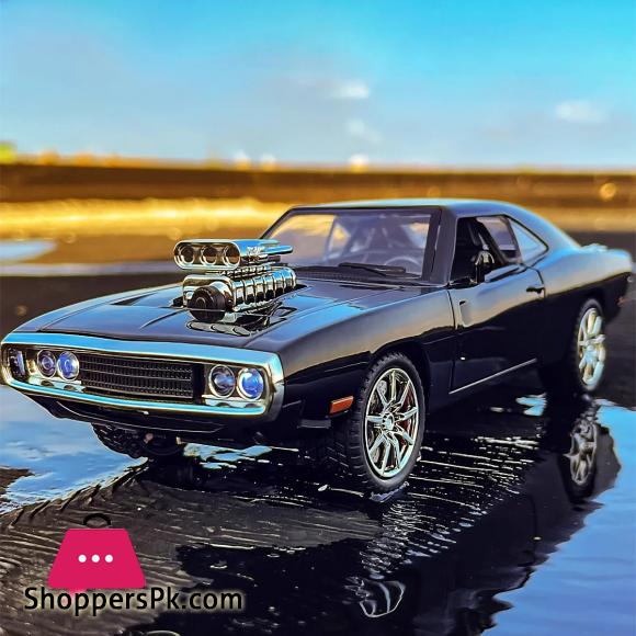 1:24 Scale Dodge Charger 1970 Muscle Car Diecast Model Fast & Furious Dominic Toretto Black