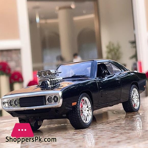 1:24 Scale Dodge Charger 1970 Muscle Car Diecast Model Fast & Furious Dominic Toretto Black
