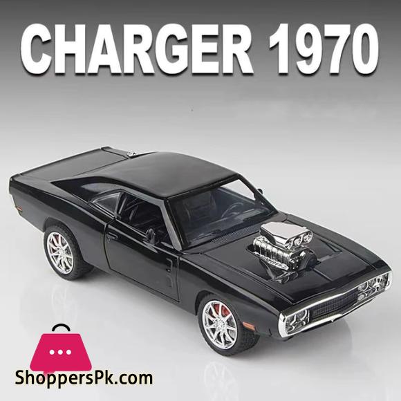 1:24 Scale Dodge Charger 1970 Muscle Car Diecast Model Fast & Furious Dominic Toretto Black