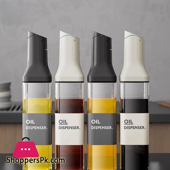 500ml Sauce Dispenser Glass Oil Bottle Gravity Openning Oil Bottle