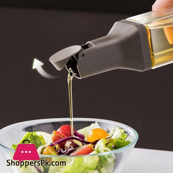 500ml Sauce Dispenser Glass Oil Bottle Gravity Openning Oil Bottle