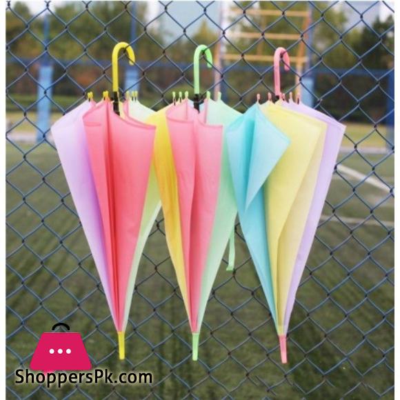 Childrens Multi Colours Rainbow Umbrella