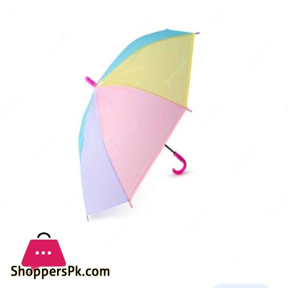 Childrens Multi Colours Rainbow Umbrella