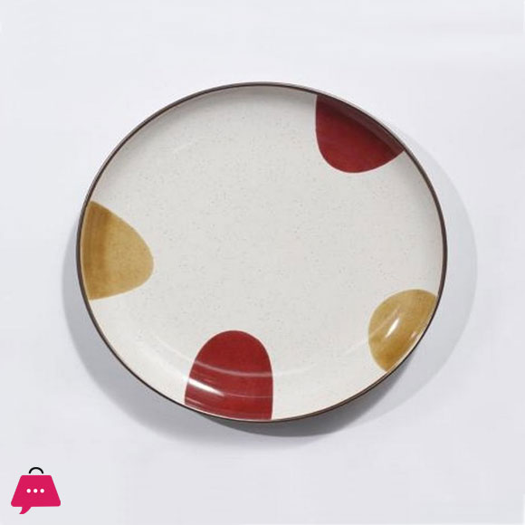 Danny Home Ceramic Hand Painted Dinner Plate 10.5 Inch