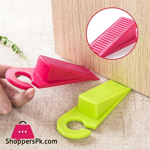 Door Stopper Pack of 2 with Hanging Rubber Hook Decorative Door Stops Door Wedge Stop Door Stopper for House Bedroom Office Doors Baby Safety Protection