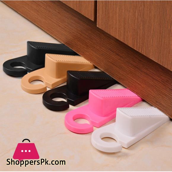 Door Stopper Pack of 2 with Hanging Rubber Hook Decorative Door Stops Door Wedge Stop Door Stopper for House Bedroom Office Doors Baby Safety Protection
